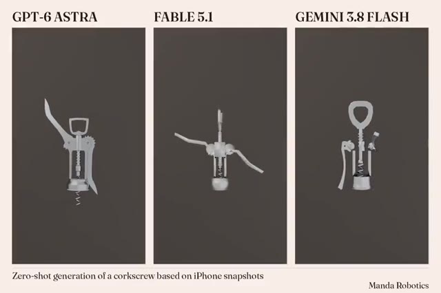 Corkscrew by three models