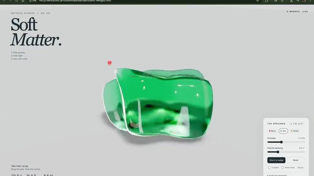 A17: Bouncy jelly game in Three.js and WebGPU