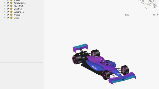 I26: F1 concept car assembled in FreeCAD
