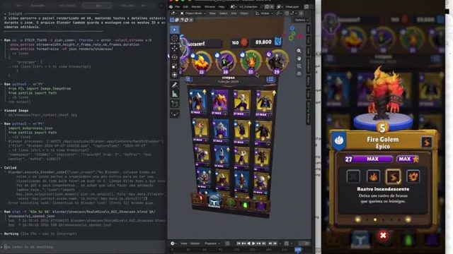 M23: GUI built with Blender MCP and Tripo