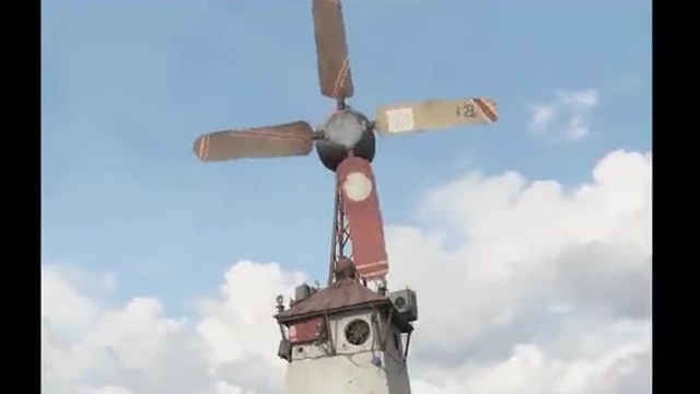 M90: Animated windmill in Blender