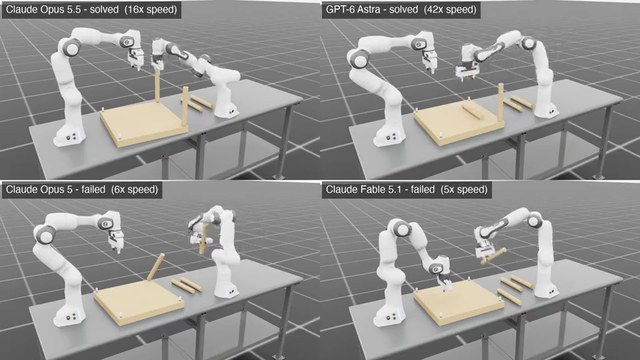 R34: EmbodiedSWE: simulated IKEA table assembly